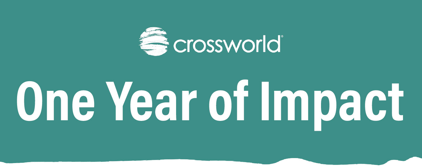 Crossworld missions one year of impact header